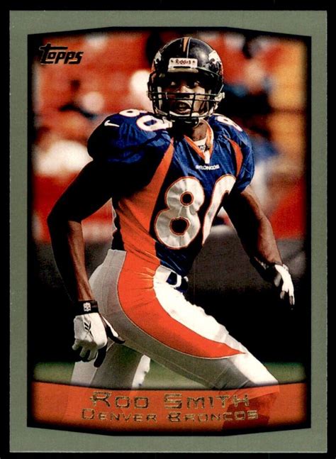 Topps Rod Smith Denver Broncos Ebay