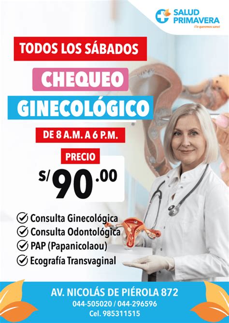 Ginecolog A Salud Primavera Centro De Salud