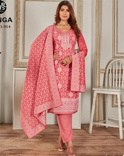 Fourdots Ganga Pure Muslin Wholesale Fancy Salwar Suit Catalog