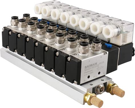 Baomain Solenoid Valve V Dc V Pt Position Way Space