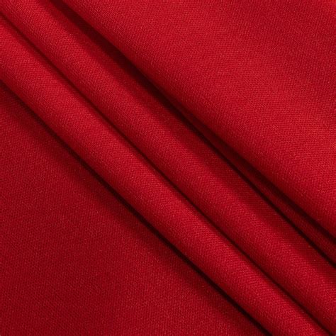 Premium Luca Red Polyester Pongee Knit Lining Linings Other Fabrics