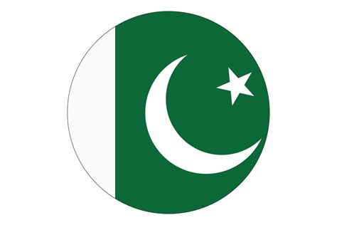 Circle flag vector of Pakistan 11074438 Vector Art at Vecteezy