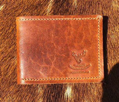 Scottish Deerskin Leather Wallet Etsy UK