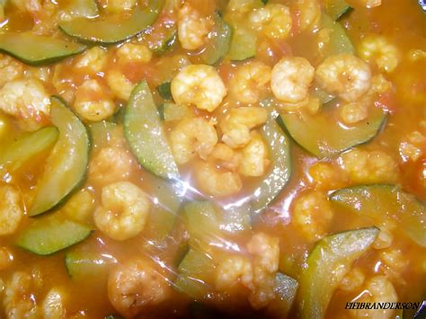 Recette De Crevettes Aux Courgettes