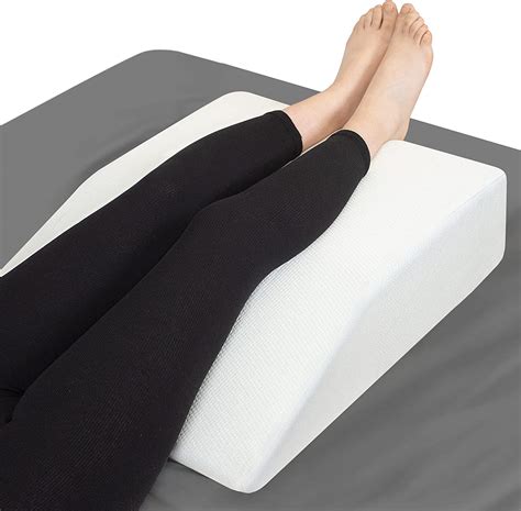 Leg Elevation Pillow With Memory Foam Top Elevated Leg Rest Pillow