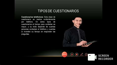 Tipos De Cuestionarios Youtube