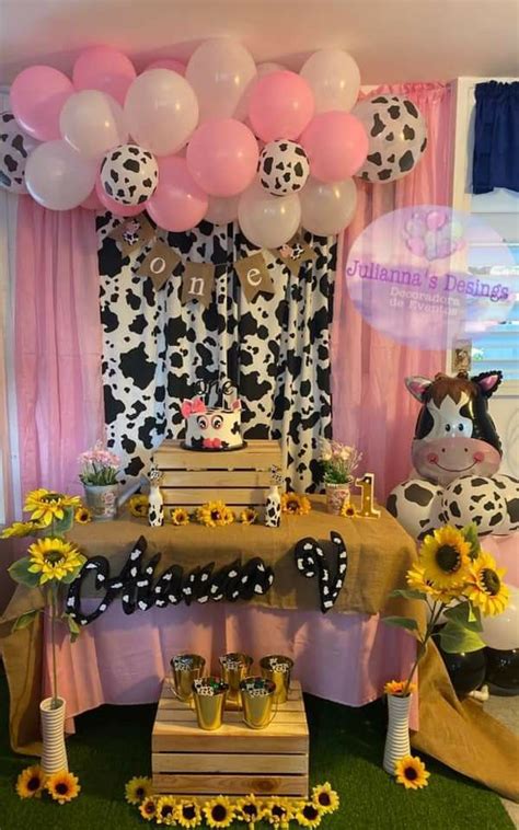 Cow Print Birthday Cow Birthday Parties Rodeo Birthday Farm Themed