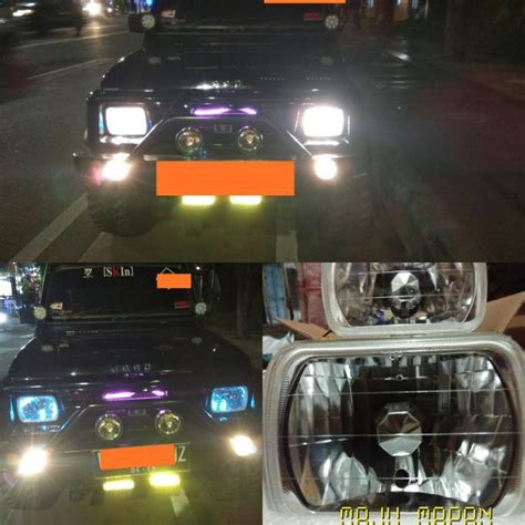 Headlamp Katana Jimny Taft Lampu Utama Katana Jimny Kotak Crystal