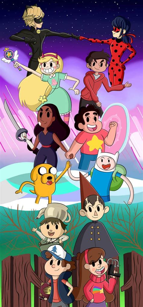 Cartoon Friends By Minijen On Deviantart