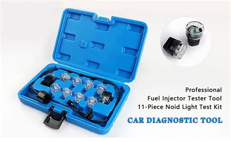 11 Piece Noid Light Test Kit Professional Fuel Injector Tester Tool