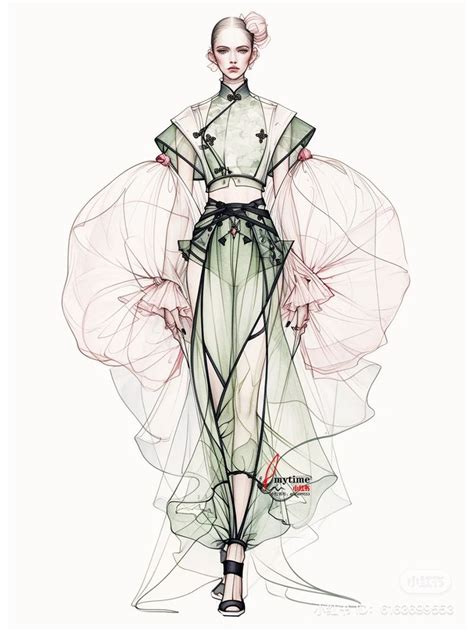 Pin on Силуэты in 2024 Fashion illustration watercolor Fashion art