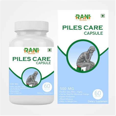 Rd Party Herbal Piles Capsules Packaging Type Box Rani Herbals At