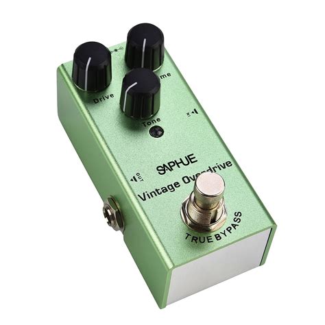 Saphue Vintage Overdrive Pedal De Guitarra El Trica Efeito Pedal