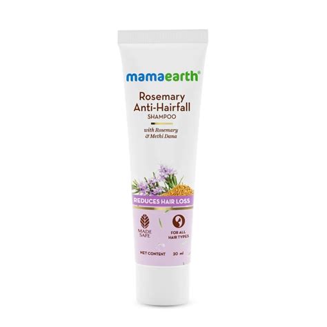 Mamaearth Rosemary Anti Hair Fall Shampoo With Methi Dana For Reducing