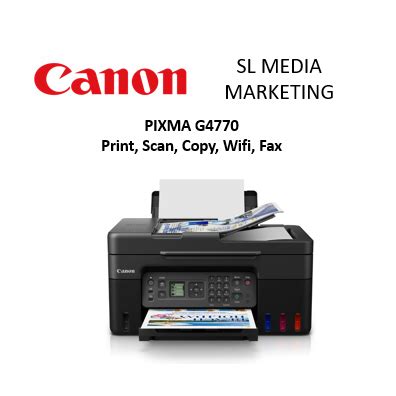 Canon Pixma G All In One Printer Print Scan Copy Wi Fi Fax