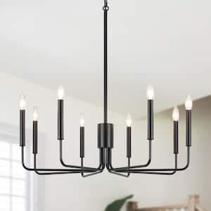 LWYTJO Roxanne 6 Light Black Gold Dimmable Classic Traditional