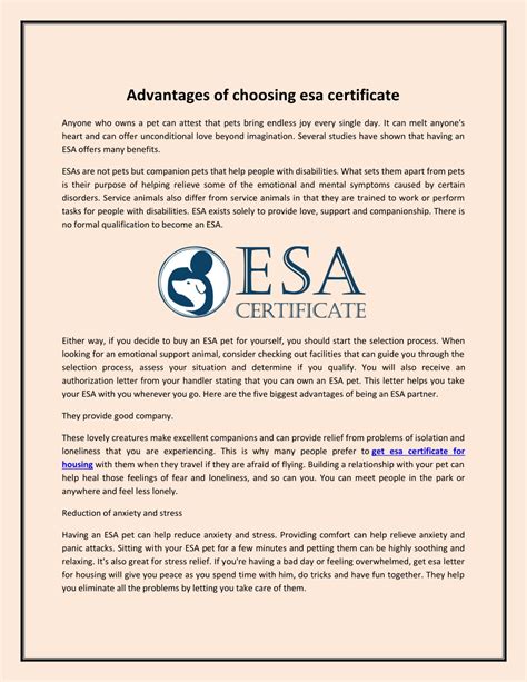 PPT - Advantages of choosing esa certificate PowerPoint Presentation ...