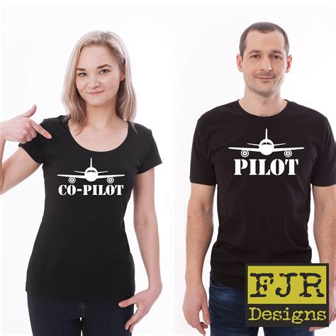 Shirts Couples Pilot Co-pilot, T Shirts Pilot Co-pilot, Just Married ...