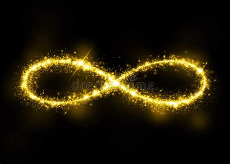 Gold Infinity Symbol Stock Illustrations Gold Infinity Symbol