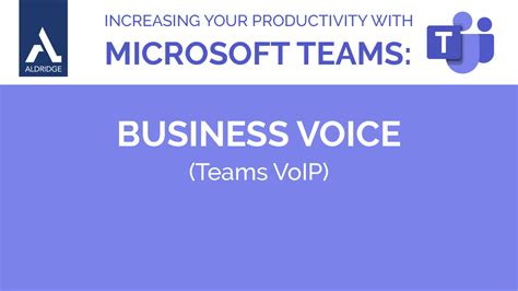 How Business Voice Teams Voip Can Increase Your Productivity