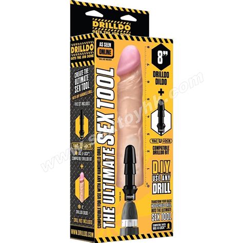 阿Jack哥情趣用品 DRILLDO DILDO VAC U LOCK COMPATIBLE DRILLDO BIT DONG SKIN 8