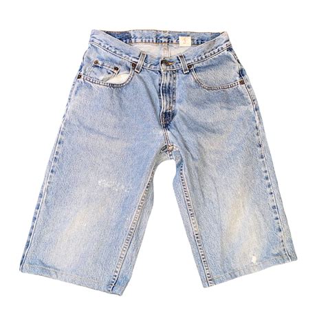 Levi S Men S 569 Loose Straight Blue Denim Jean Short Gem