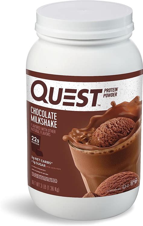 Quest Nutrition Chocolate Milkshake Prote Na En Polvo Y Galletas Y