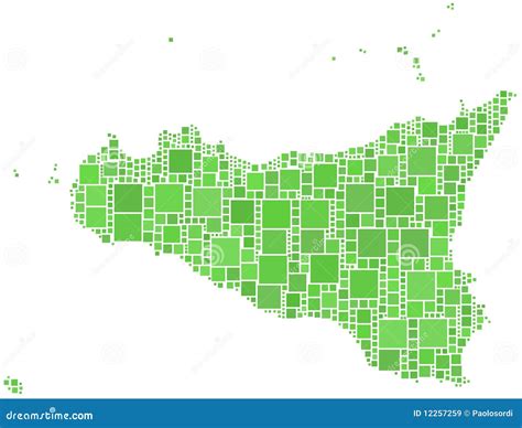 Map Of Sicily Italy Cartoon Vector CartoonDealer 12257259