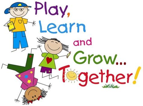 Play Learn Grow Together Clipart Free Images At Clker Vector