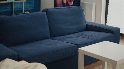 empty modern living room   people  wallcomfortable couch