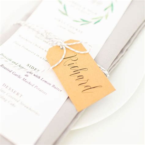 Pin on Name Tags & Place Cards | Paper Bear Printables