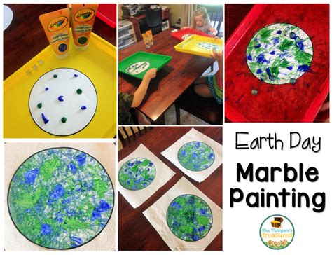 Marble Painting - Earth - Mrs. Thompson's Treasures