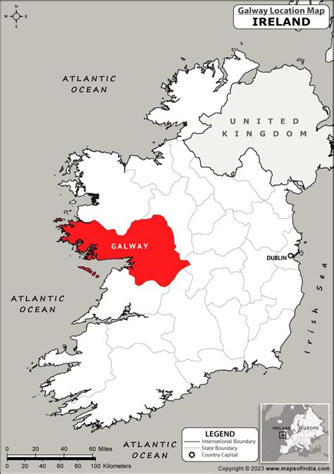 Where is Galway Located in Ireland? | Galway Location Map in the Ireland