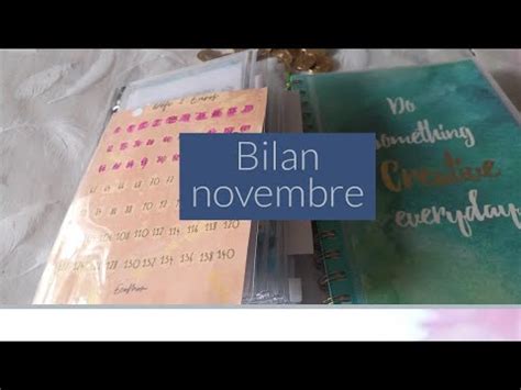 Enveloppe Budget Bilan De Novembre Youtube