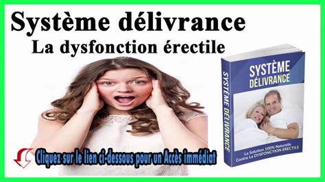 dysfonctionnement érectil solution