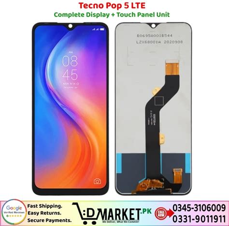 Tecno Pop Lte Lcd Panel Price In Pakistan Fast Secure