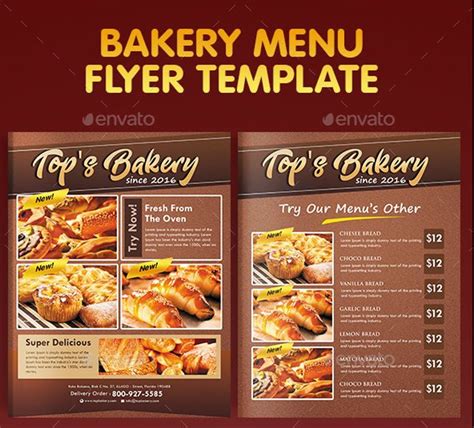 Bakery Menu - 22+ Examples, Illustrator, Word, Pages, Photoshop, Publisher, How to Produce