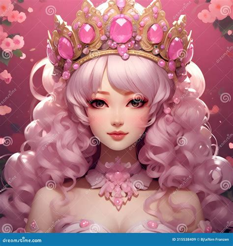 Pink Princess Stock Illustration Illustration Of King 315538409