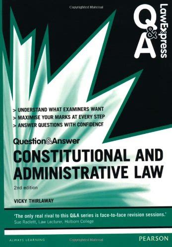 Law Express Question And Answer Constitutional And Administrative Law