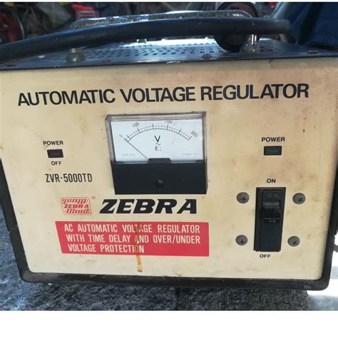 Zebra Automatic Voltage Regulator 5000TD TV Home Appliances Kitchen