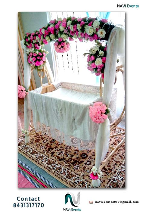 Naming Ceremony in 2024 | Naming ceremony decoration, Ceremony decorations, Baby girl shower themes