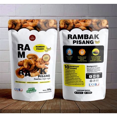 Jual Rambak Pisang Cemilan Pisang Snack Pisang Shopee Indonesia