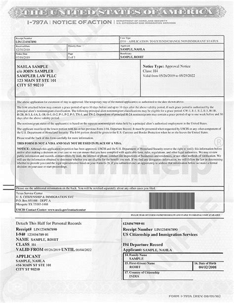 Sample H4 Extension Approval Copy Notice Of Action Immihelp