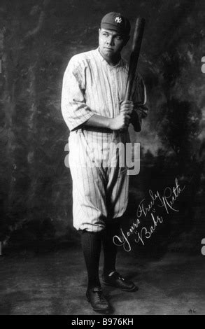 George Herman Babe Ruth 1895 1948 NY Yankees Portrait 1934 Stock Photo Alamy