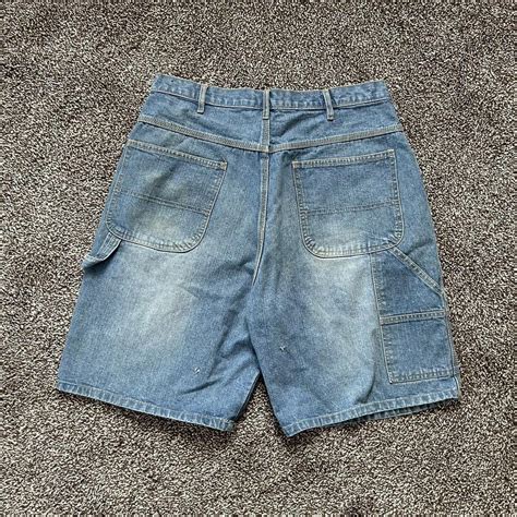 Vintage Baggy Carpenter Jorts 34x All Tiny Flaws Depop