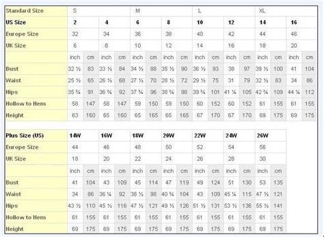 Dhgate Size Chart A Visual Reference Of Charts Chart Master