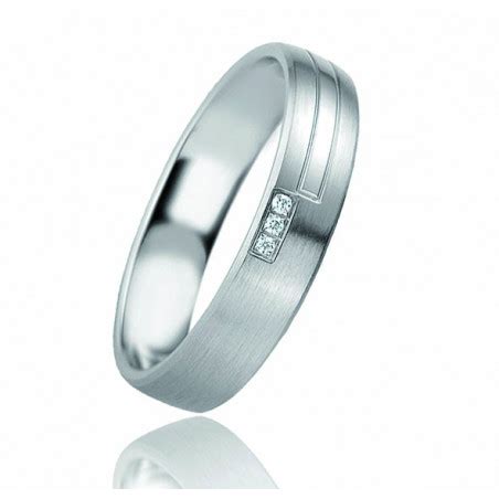 Bague Alliance Breuning En Argent Massif Et Diamants Pour Femme Mod Le