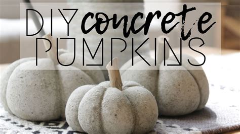 How To Make Concrete Pumpkins For Only 1 YouTube