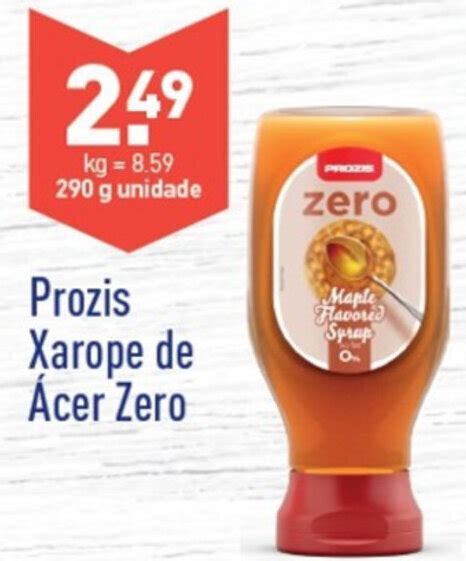 Promo O Proxis Xarope De Cer Zero G Em Aldi