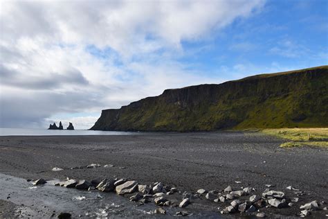 Het Zwarte Strand Van Reynisfjara In IJsland Reynisfjara Black Beach